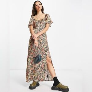 ASOS topshop floral maxi dress